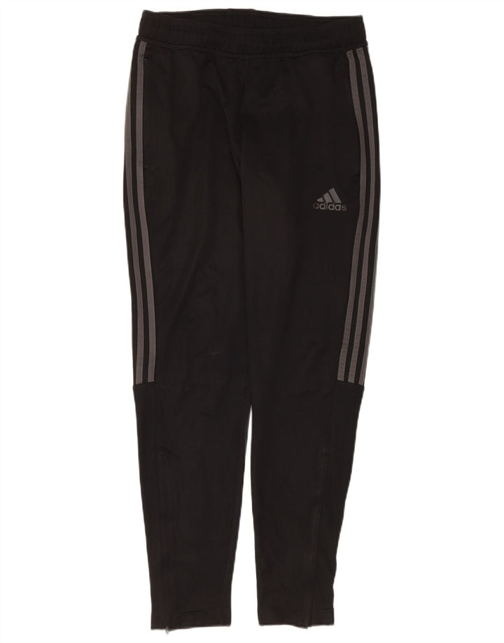 Męskie spodnie dresowe Adidas Aeroready, średni czarny poliester