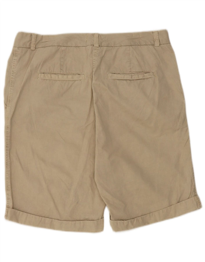 Marks & Spencer Damskie spodenki Chino UK 12 Medium W32 Beżowa bawełna