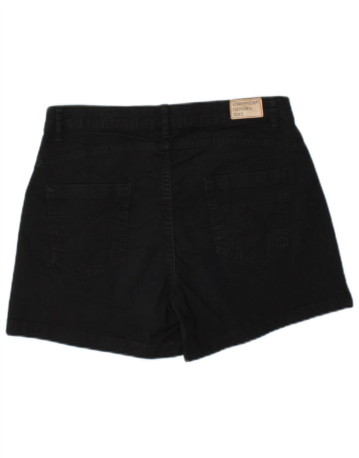 Damskie spodenki jeansowe DACK'S IT 44 Medium W28, czarne, bawełniane