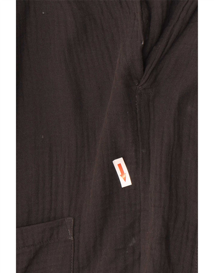 Damska bluzka oversize z rękawem 3/4 Zara UK 12, średnia czarna