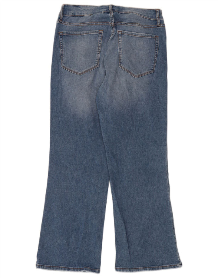 Damskie jeansy CHAPS Kick ze średnim stanem US 8 Medium W29 L26 Niebieska bawełna