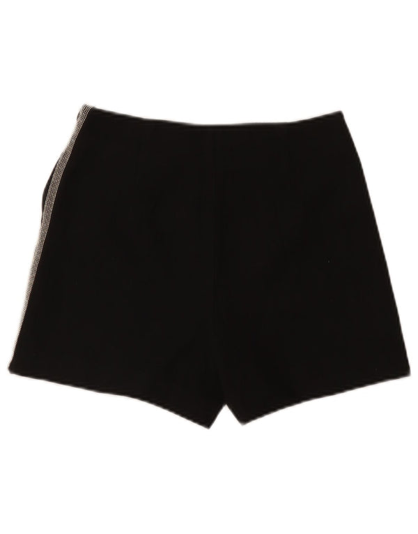Damskie spodnie Zara z wysokim stanem XS W24, czarne, poliestrowe