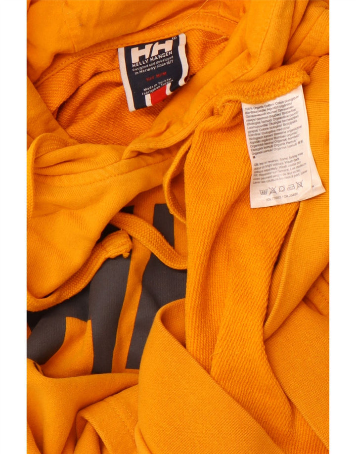 HELLY HANSEN Męski sweter z kapturem i grafiką, średni żółty, bawełniany