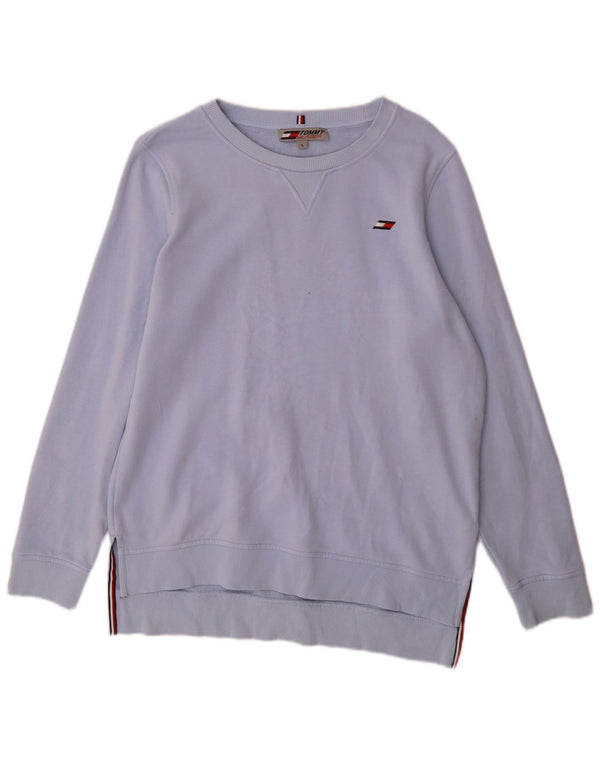 Damska bluza dresowa Tommy Hilfiger UK 16, duża niebieska bawełna