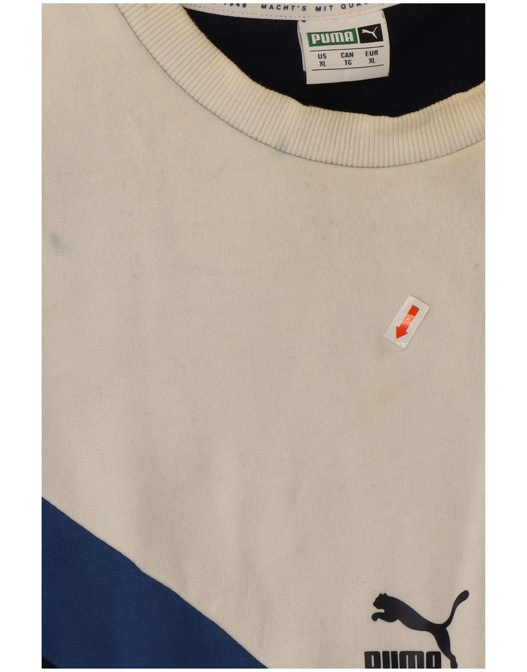 Męska bluza Puma XL, granatowa, z blokami kolorów