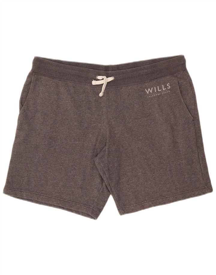 Męskie spodenki sportowe Jack Wills Salcombe Devon XL, szare, bawełniane