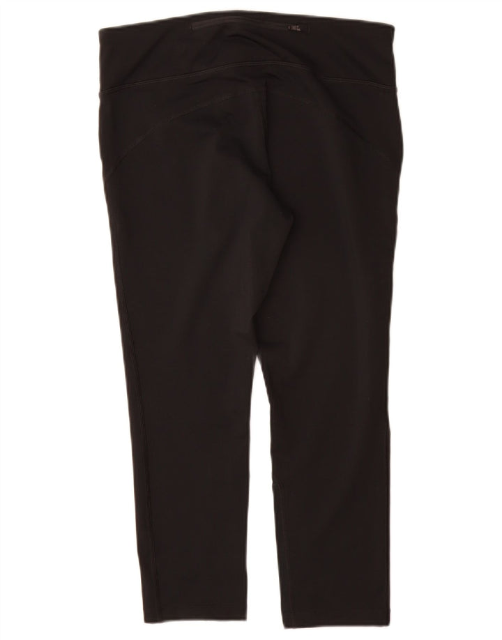 Damskie legginsy Nike Dri Fit Capri UK 12, średnie czarne