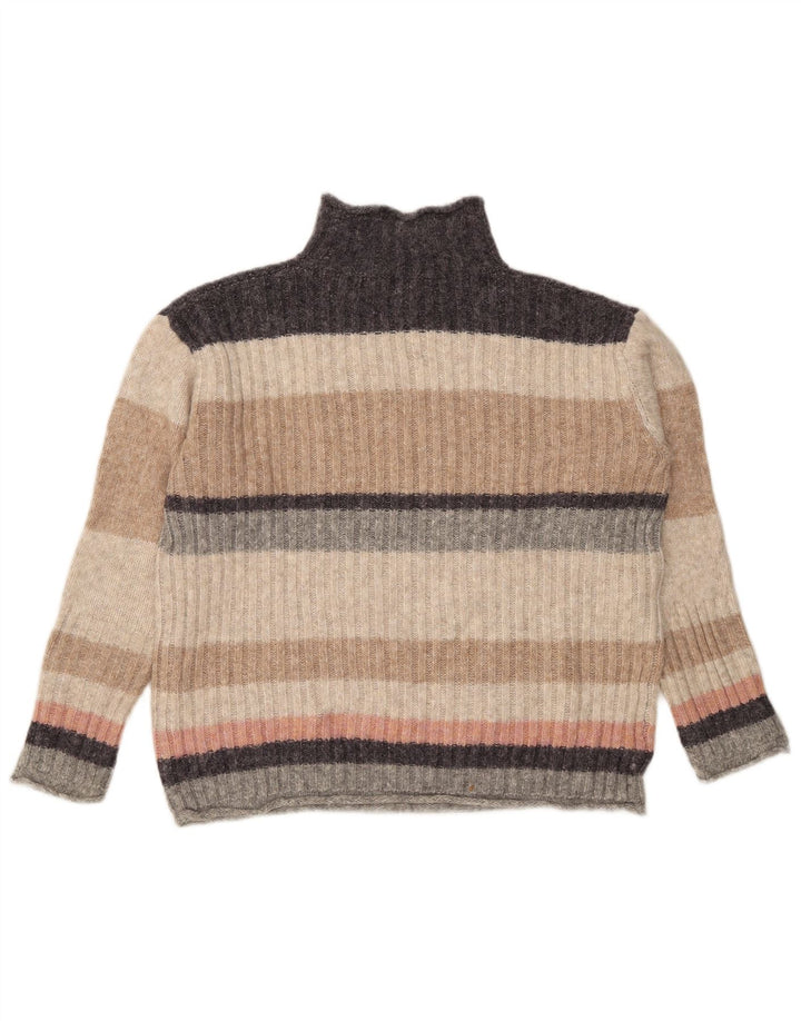 Marks & Spencer Damski sweter z golfem, UK 12, średni wielokolorowy