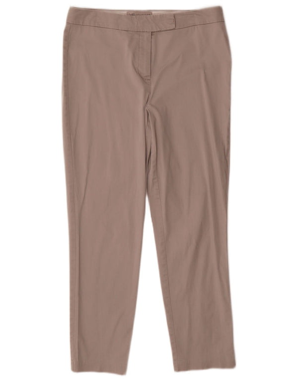 Spodnie Chino Marks & Spencer Crop Slim UK 10 Small W29 L25 Beżowe
