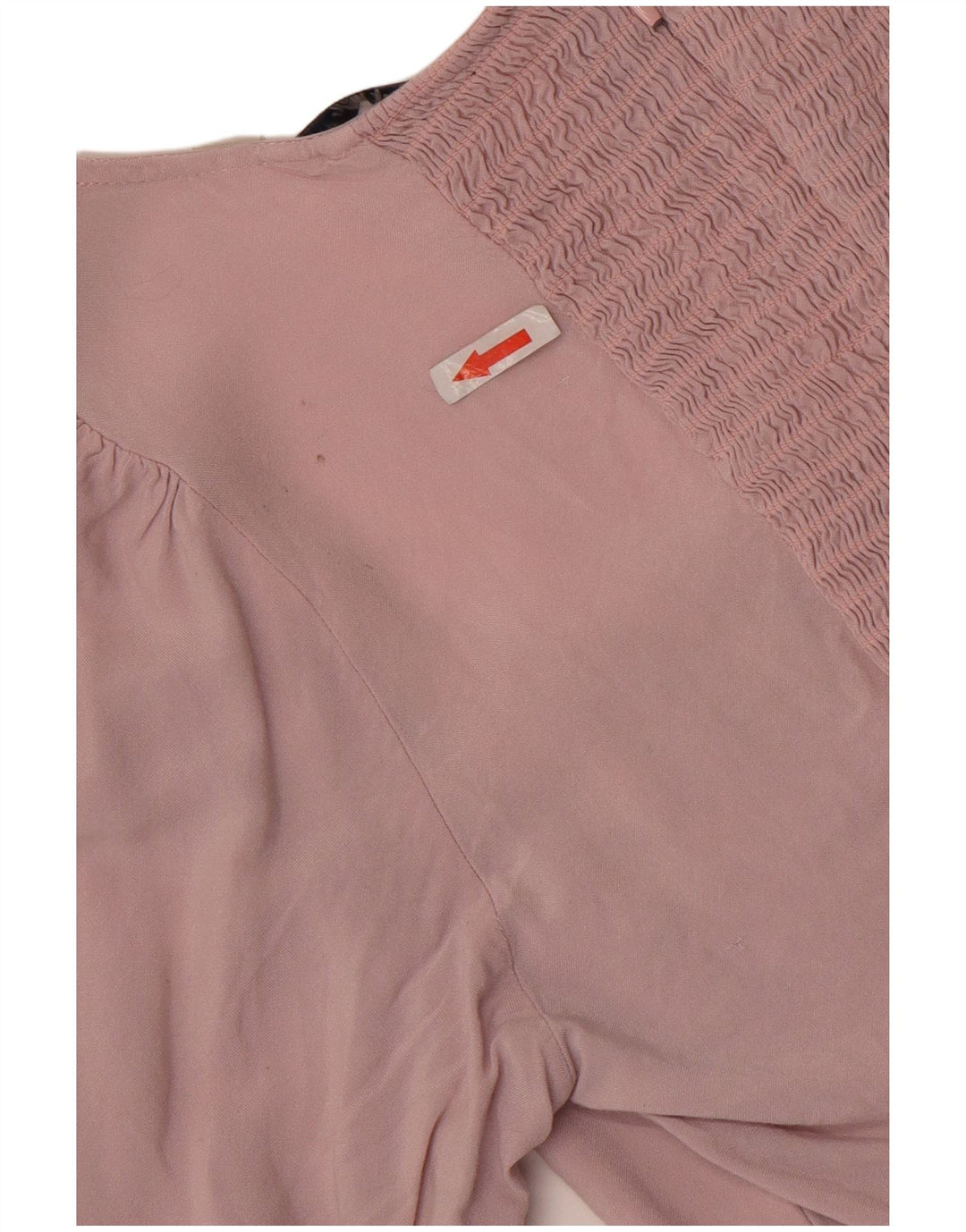 Damska bluzka o krótkim kroju Jack Wills UK 12, średnioróżowa wiskoza