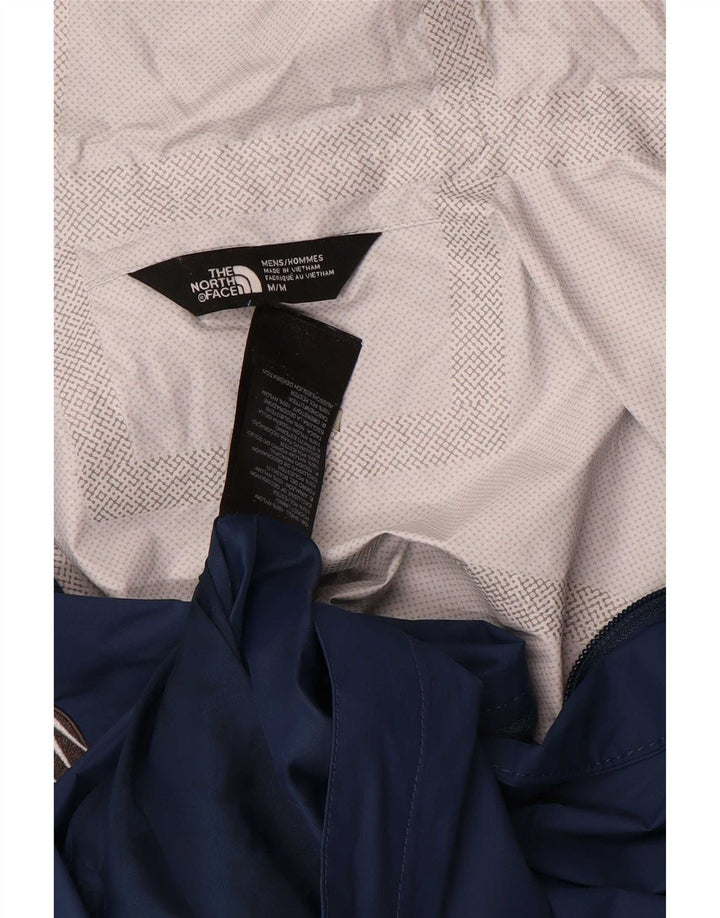 Męska kurtka przeciwdeszczowa z kapturem The North Face UK 38, średni granatowy nylon