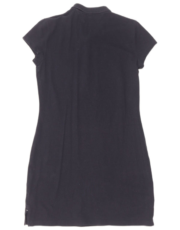 Damska sukienka polo Slim Fit Tommy Hilfiger UK 14, duża, granatowa, bawełniana