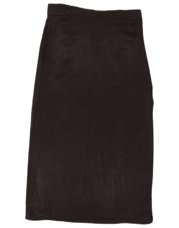 ZARA Womens Midi Skirt Medium W28  Black