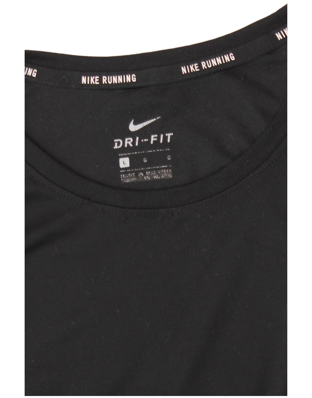 Damska koszulka Nike Dri Fit z długim rękawem, UK 14, duży, czarny poliester
