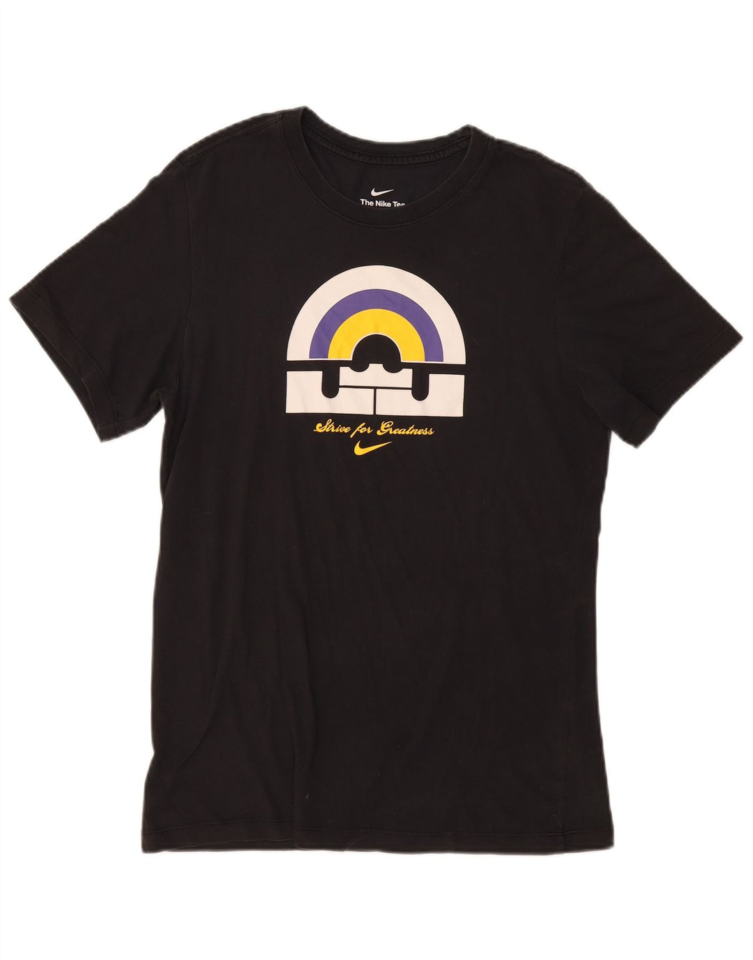 Męski T-shirt z grafiką Nike, mały, czarny