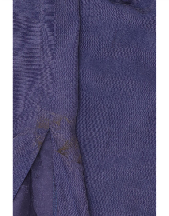Damska spódnica midi Monsoon UK 16 Large W32 Niebieska wiskoza