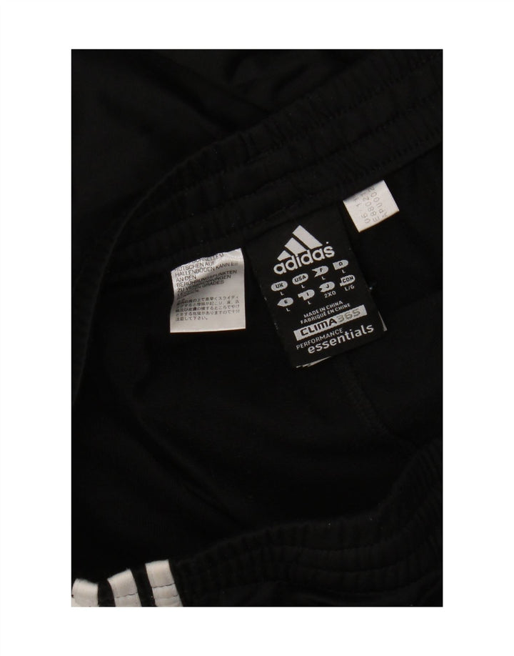 Męskie spodnie dresowe Adidas Clima 365, duże, czarne, poliestrowe