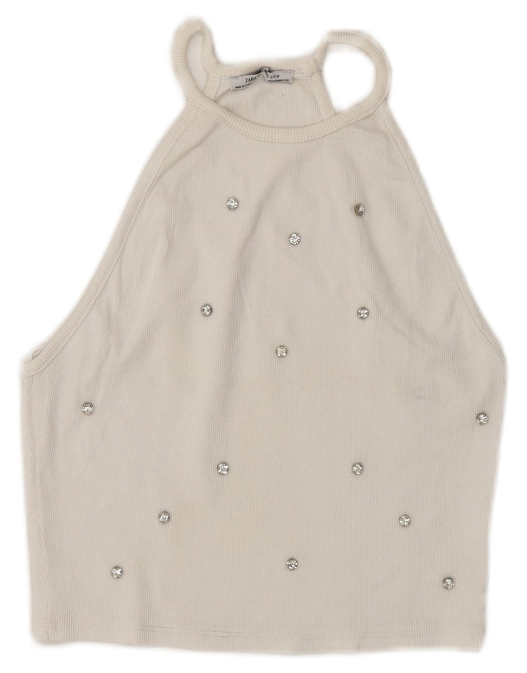 Krótki top damski Zara UK 8 Small White
