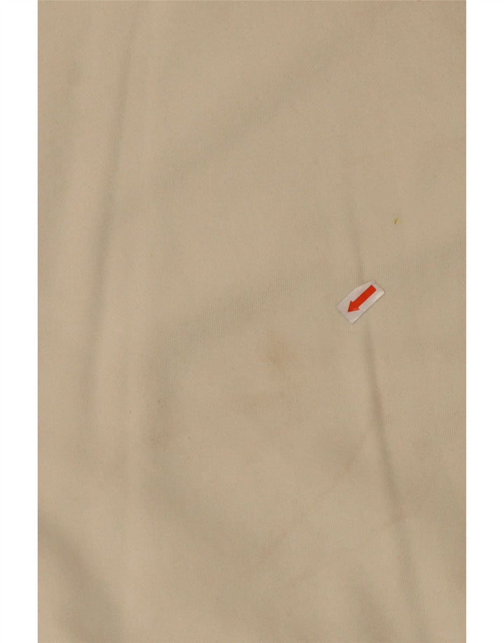 Damski sweter typu Crop Oversize NIKE, UK 10, mały, z białej bawełny