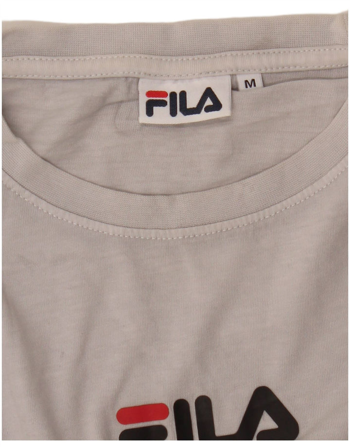 T-shirt męski Fila Top, średni czarny, blok kolorów