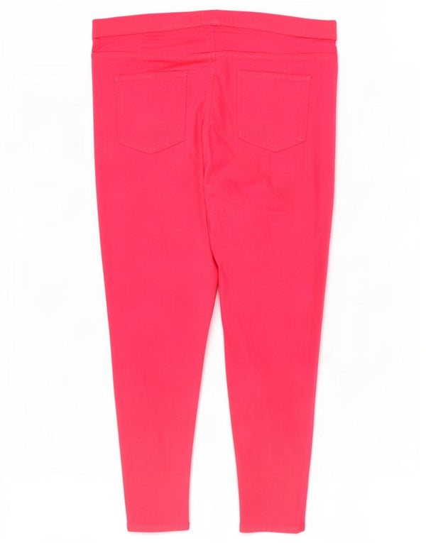 Marks & Spencer Damskie jeansy Jegging UK 20 2XL W40 L28 Różowa bawełna