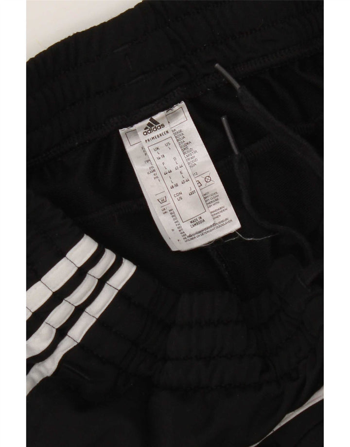 Damskie spodnie dresowe Adidas UK 16/18, duże, czarne, poliestrowe