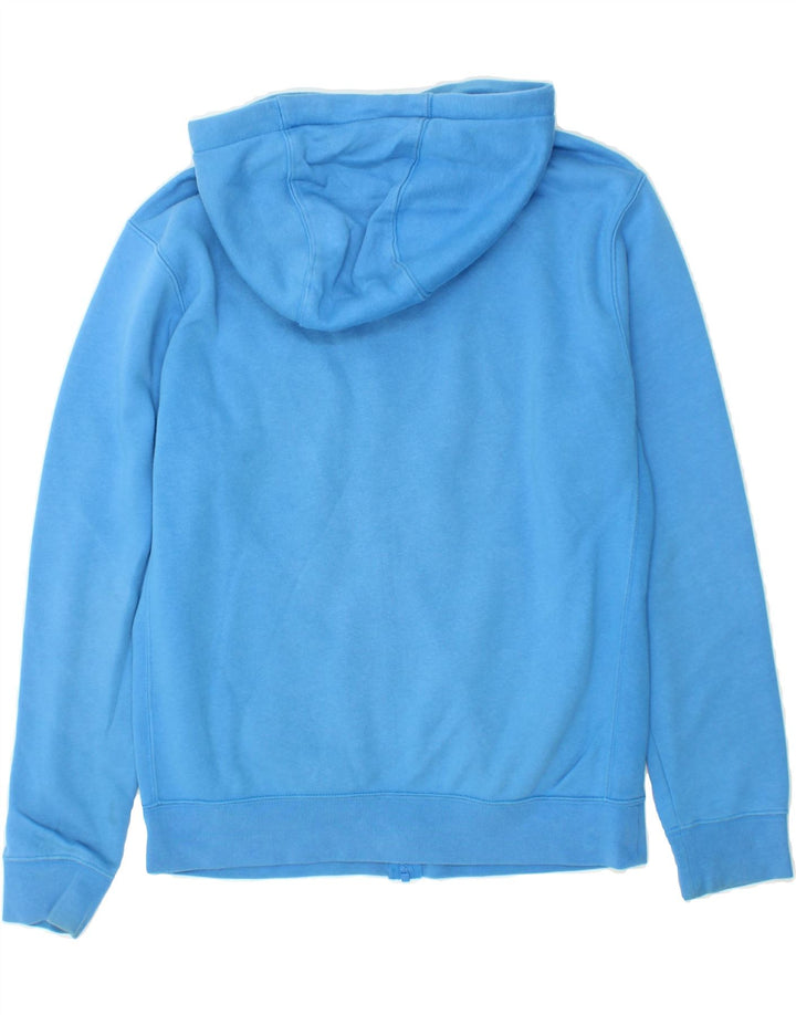 NIKE Mens Zip Hoodie Sweater Small Blue Cotton Vintage Nike and Second-Hand Nike from Messina Hembry 