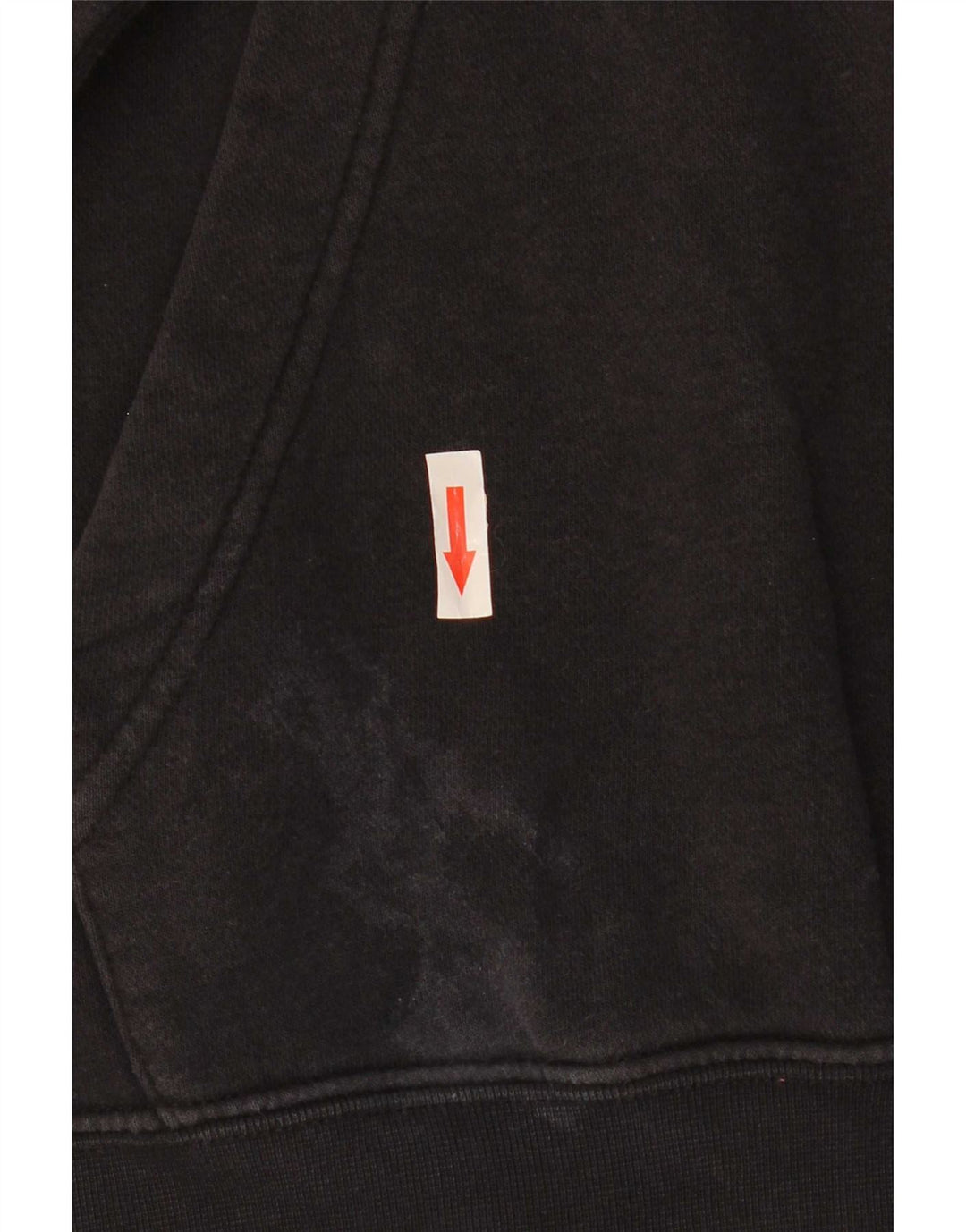 Męski sweter z kapturem Nike z grafiką, mały, czarny, bawełniany