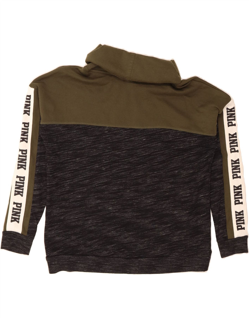 VICTORIAS SECRET Womens Pink Oversized Sweatshirt Jumper UK 16 Large Green Vintage Victorias Secret and Second-Hand Victorias Secret from Messina Hembry 