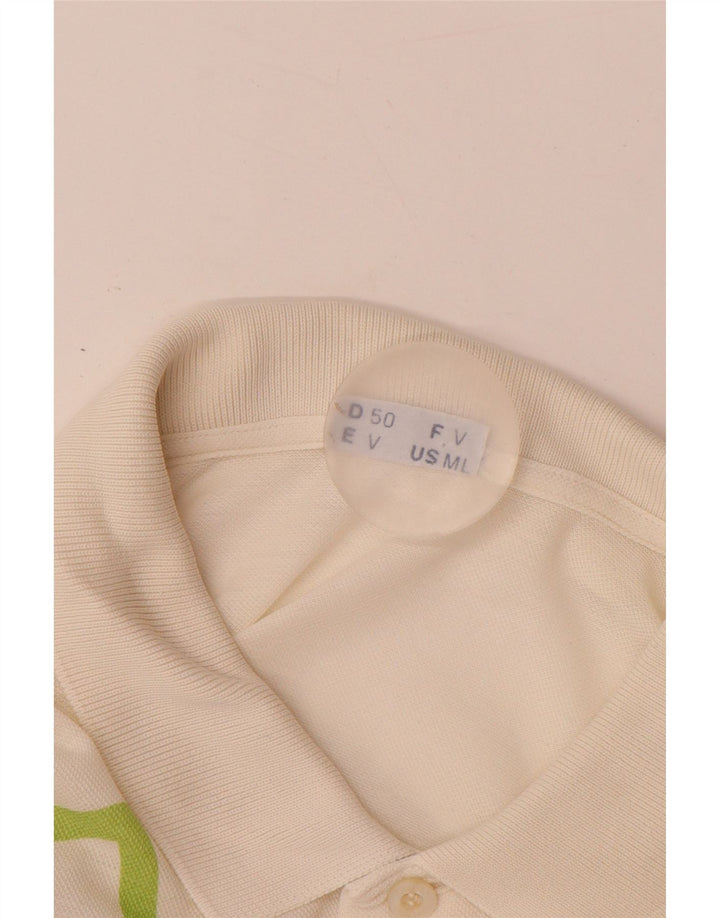 Męska koszulka polo SERGIO TACCHINI EU 50, średnia, złamana biel, geometryczna bawełna