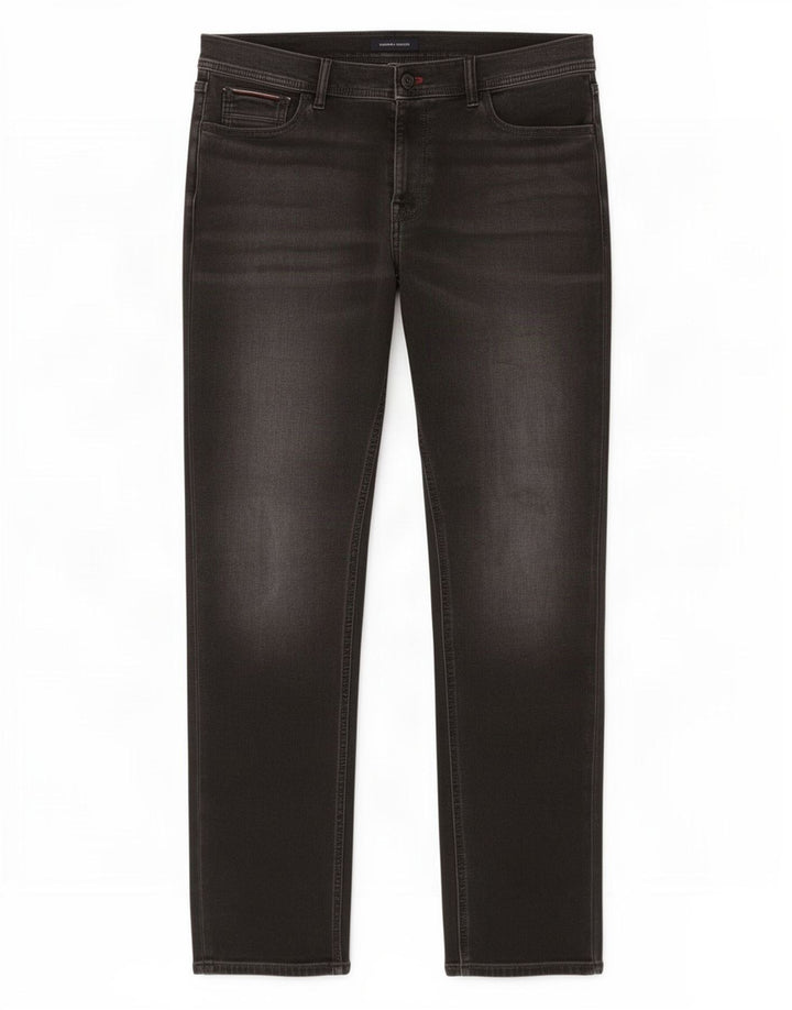 Męskie jeansy slim fit Tommy Hilfiger W34 L34 Szara bawełna