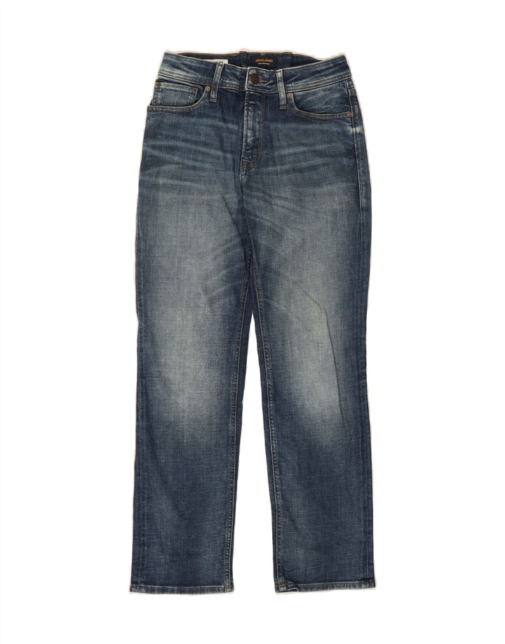 JACK & JONES Mens Clark Straight Jeans W26 L30 Blue Cotton Vintage Jack & Jones and Second-Hand Jack & Jones from Messina Hembry 