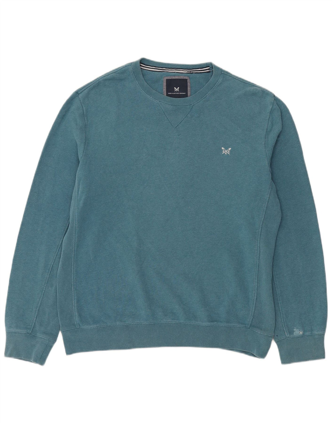 Crew Clothing Męska bluza z kapturem XL Niebieska bawełna
