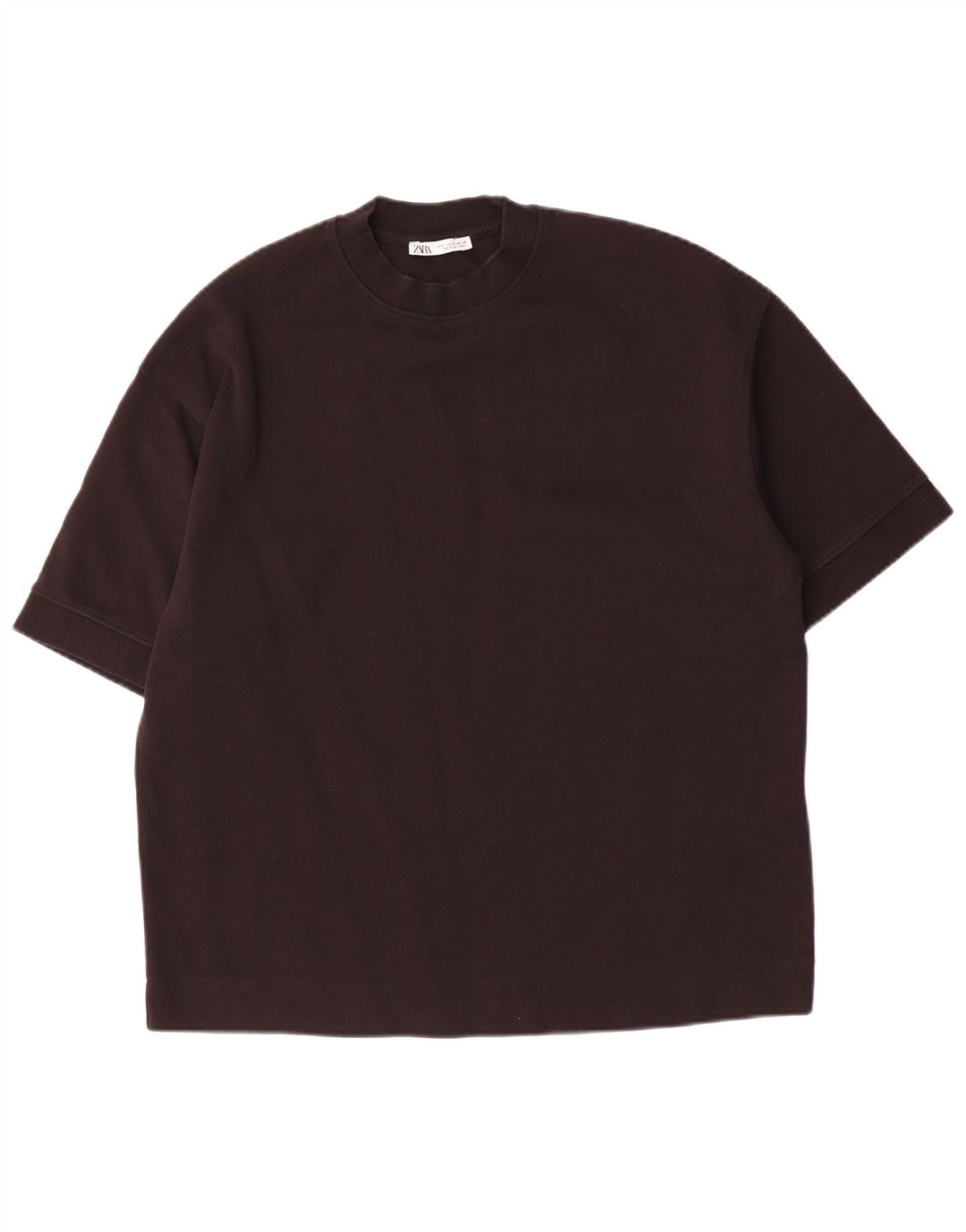 T-shirt męski Zara, mały, czarny, bawełniany