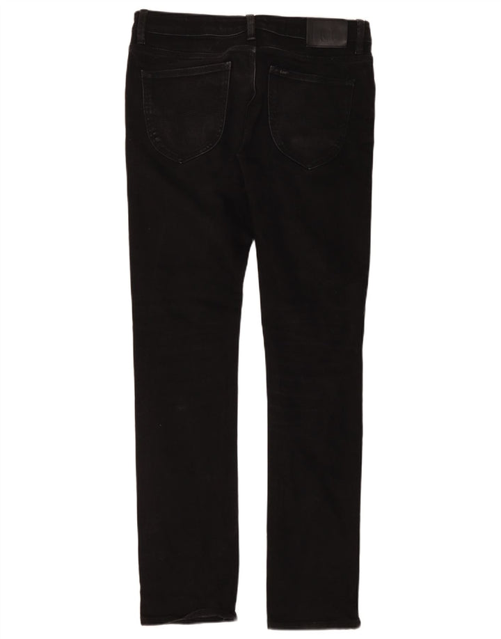 Damskie jeansy Lee Slim W34 L33 Czarne bawełniane
