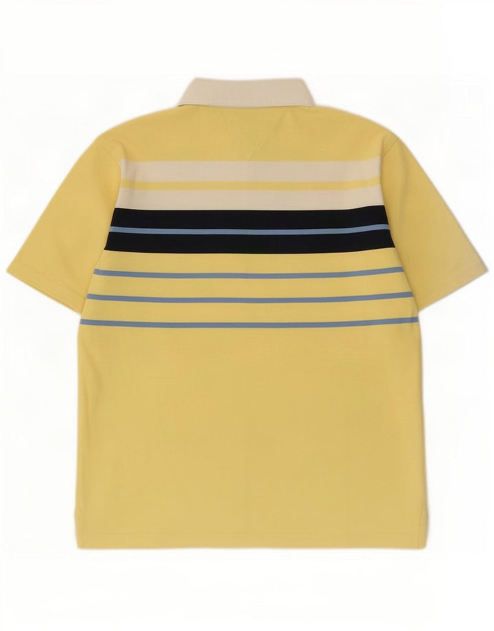 Męska koszulka polo do rugby Tommy Hilfiger w średnie żółte paski