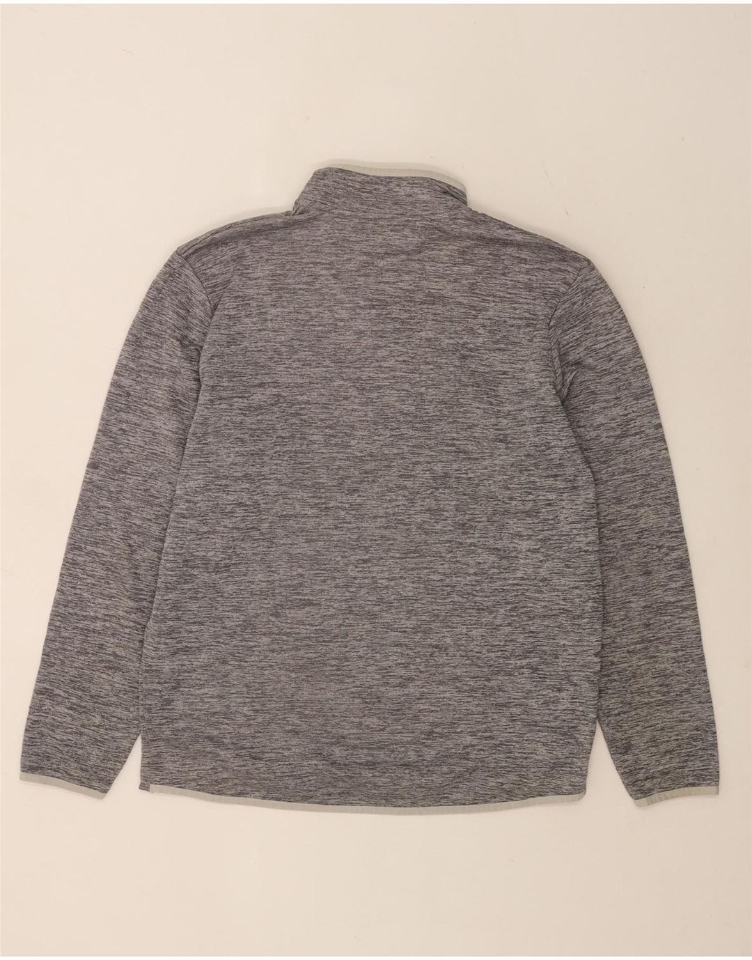 Męski sweter Under Armour z zamkiem błyskawicznym, średnioszary, poliestrowy w plamki