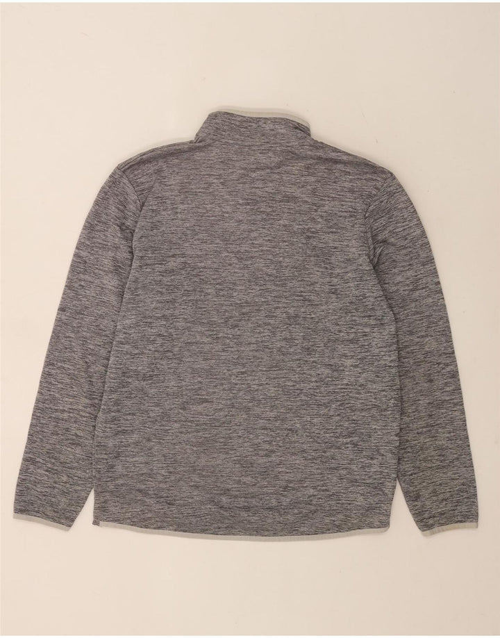 Męski sweter Under Armour z zamkiem błyskawicznym, średnioszary, poliestrowy w plamki