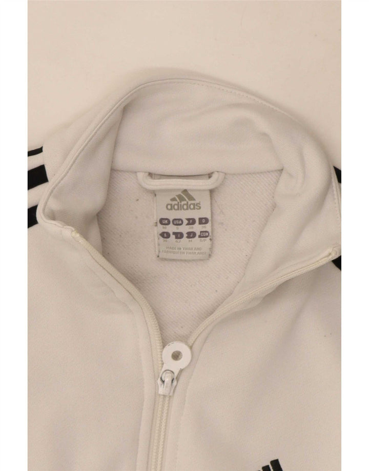 Damska kurtka dresowa Adidas UK 10 mała biała