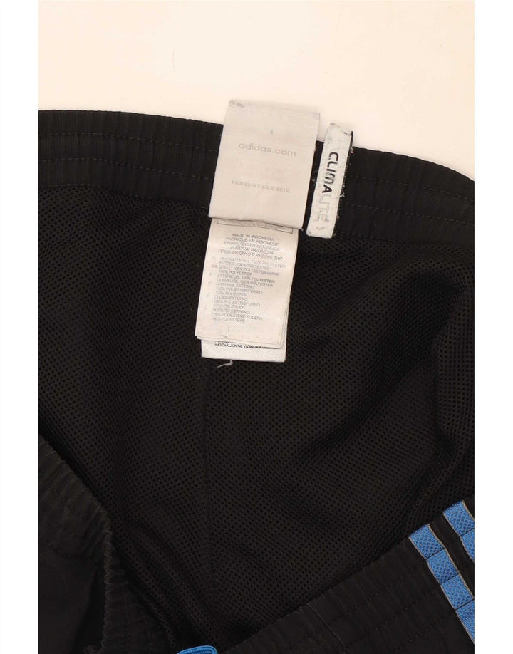 Męskie spodnie dresowe Adidas Climalite, duże, czarne, poliestrowe