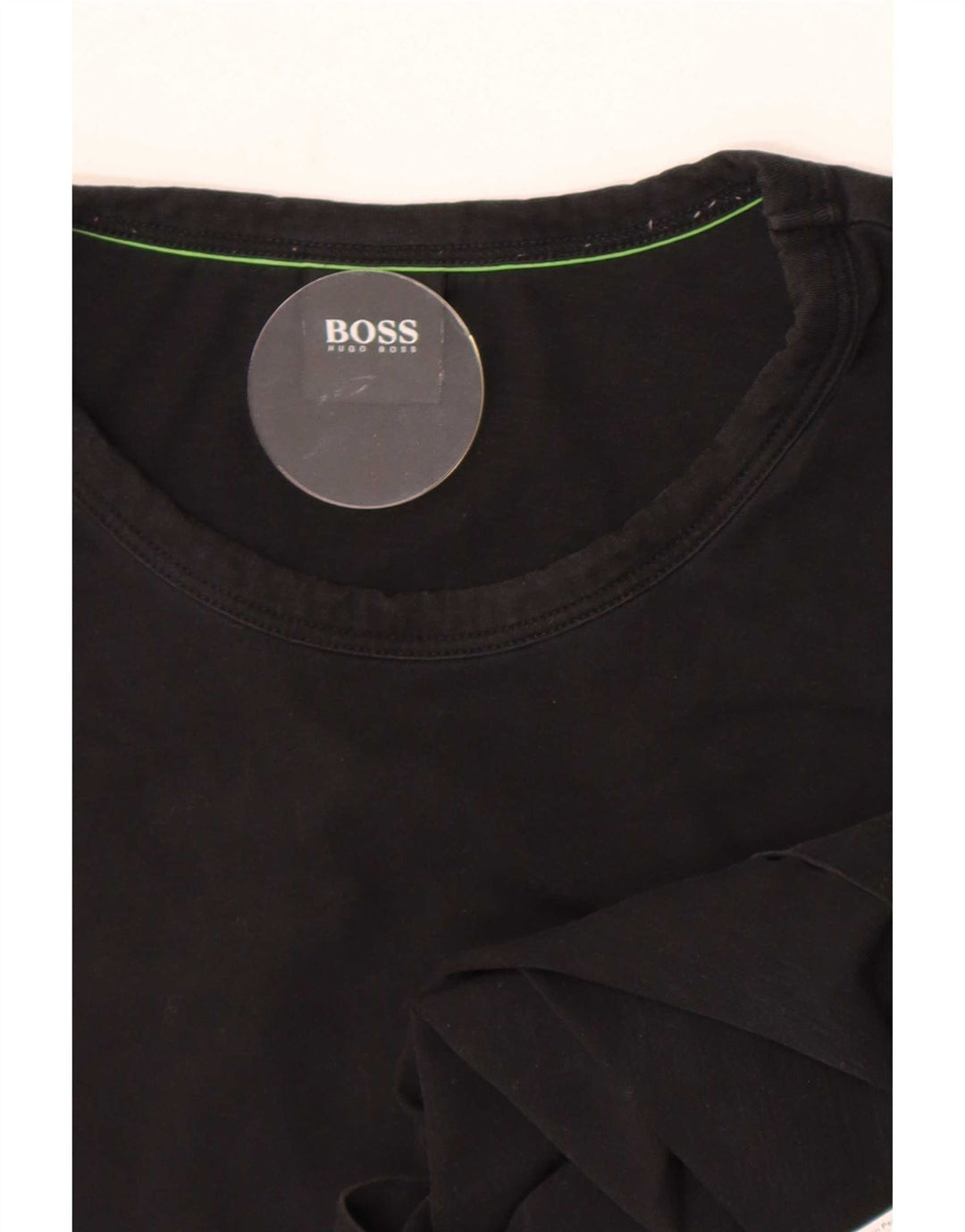 Męska koszulka Hugo Boss, duża, czarna, bawełniana