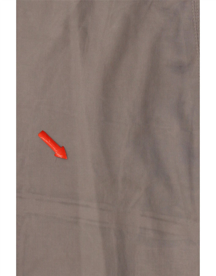 Marks & Spencer Damskie proste spodnie chino W44 L29 Szara bawełna
