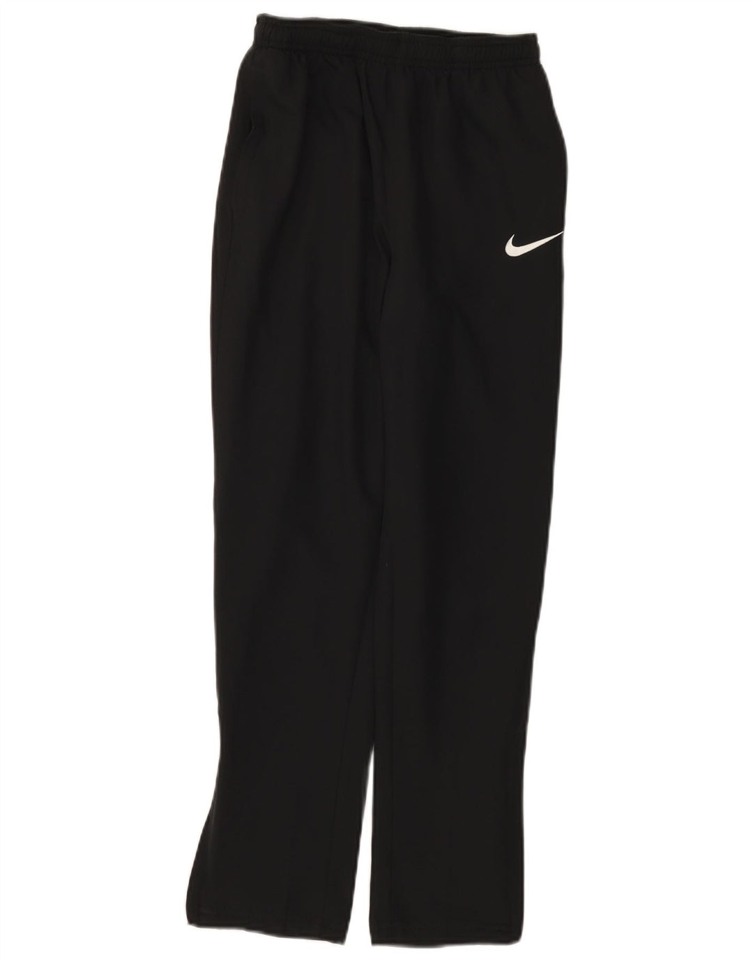 Chłopięce spodnie wiatrówkowe Nike Dri Fit na 12-13 lat, duże, czarne, poliestrowe