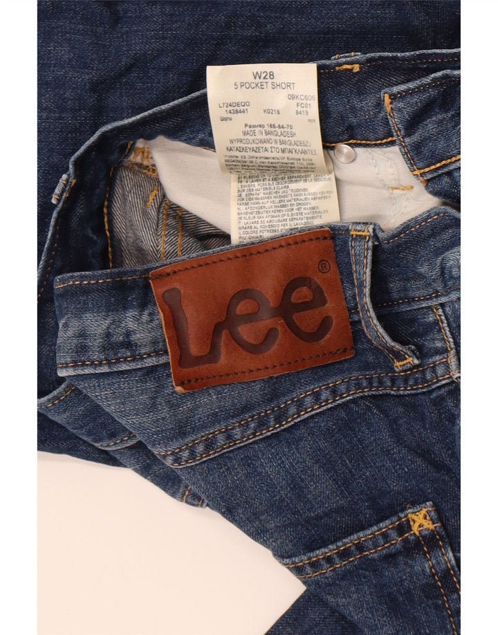 Męskie spodenki jeansowe Lee W28 Small, niebieskie, bawełniane