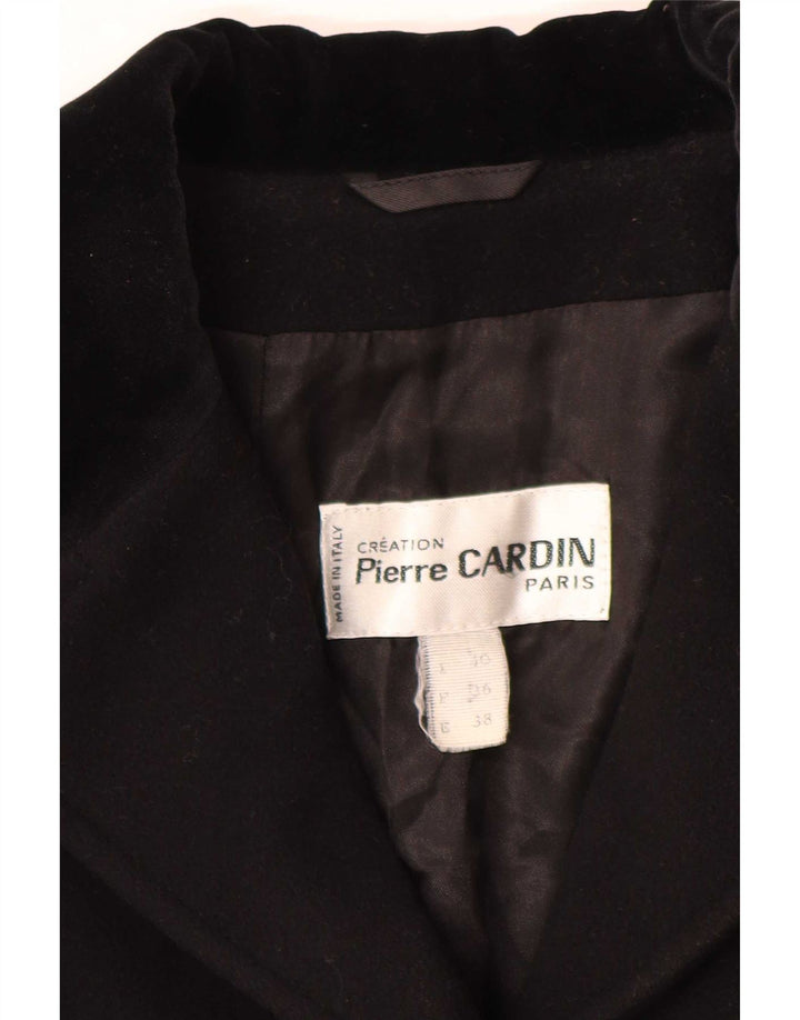 Płaszcz damski Pierre Cardin EU 38 Średni czarny wełniany klasyczny