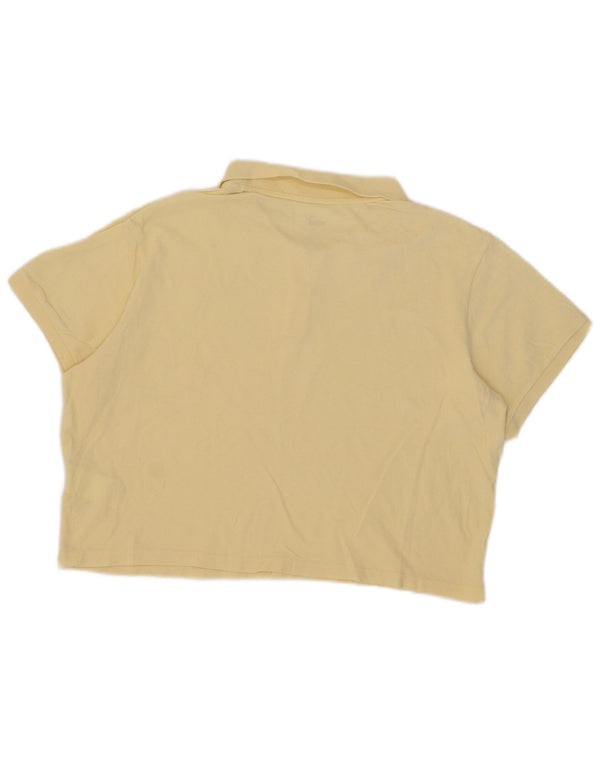 Damska koszulka polo Puma, UK 18 XL, żółta, bawełniana