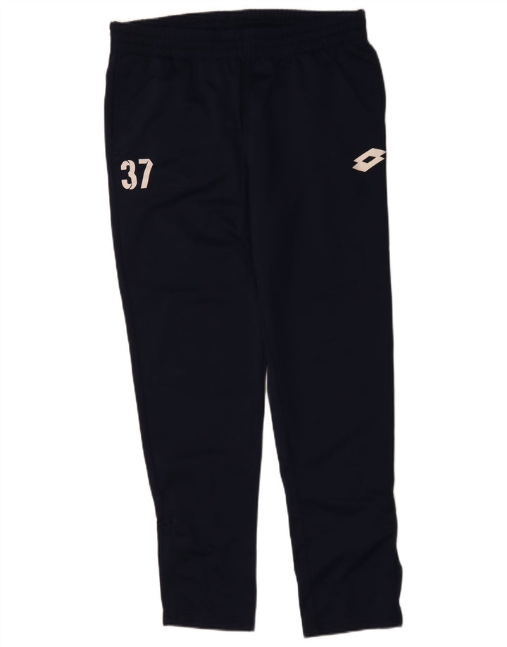 Męskie spodnie dresowe Lotto XL, granatowe, poliestrowe