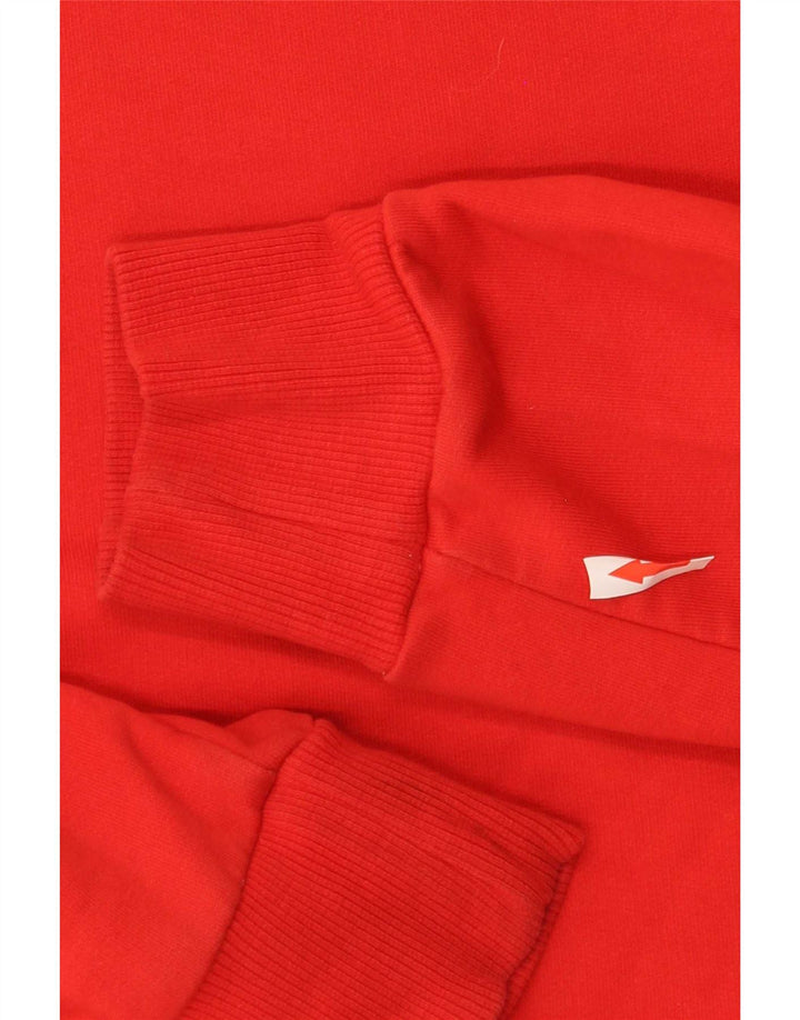Męska bluza z grafiką Puma, sweter, średnio czerwona, bawełniana