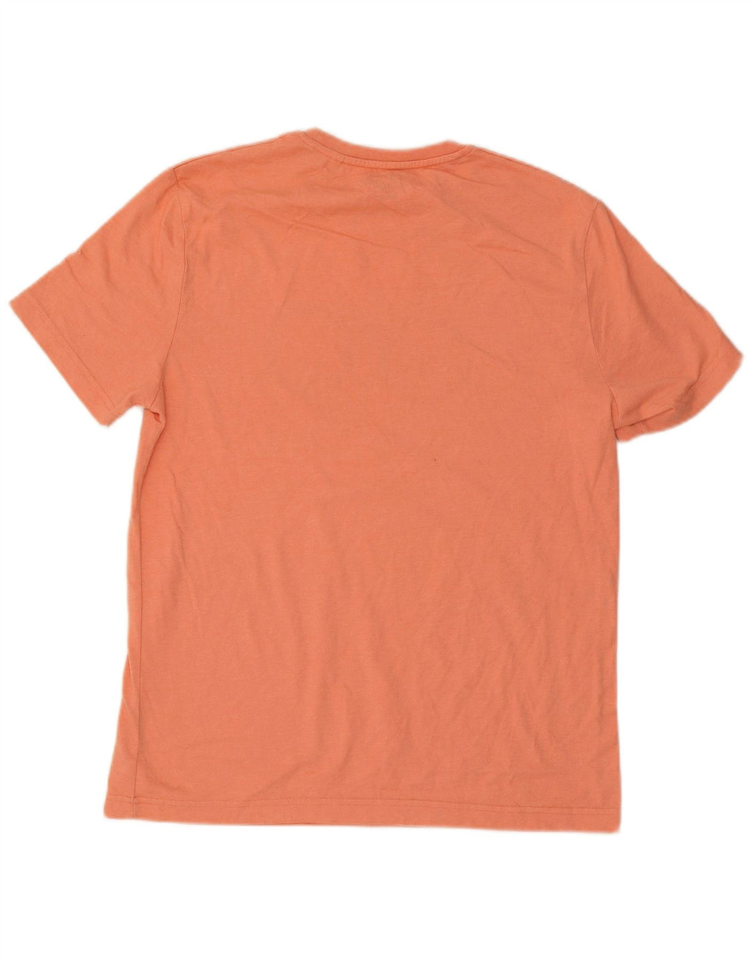 Męski T-shirt z grafiką Pingwin, duży, pomarańczowy, bawełniany