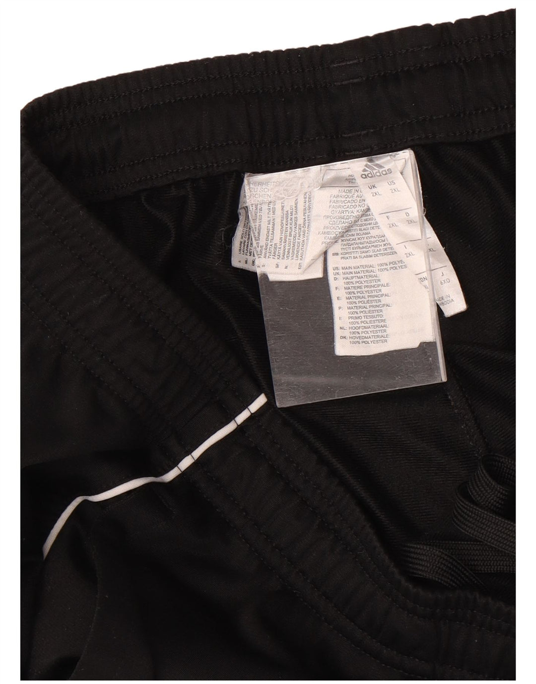 Adidas Męskie spodnie dresowe Joggery 2XL Czarny poliester